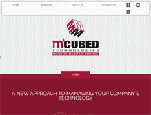 Tablet Screenshot of mcubedtechnologies.com